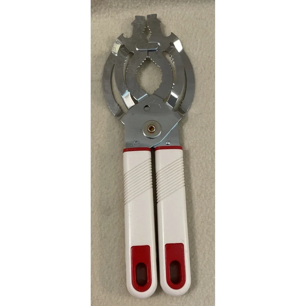 Universal Jar And Bottle Opener Nut Cracker Kitchen Tool Gadget Multi Tool Vtg
